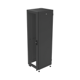 Gabinete para Telecomunicaciones Rack Estándar de 19", 42UR, 600 mm Ancho x 600 mm Profundidad. Fabricado en Acero, Se envía el Gabinete Armado.